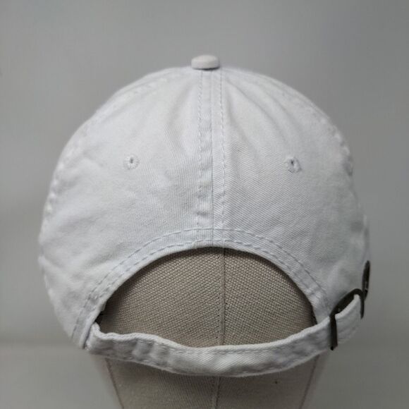 Cat People Slideback Hat White OSFA Embroidered Adjustable We People - Picture 6 of 10